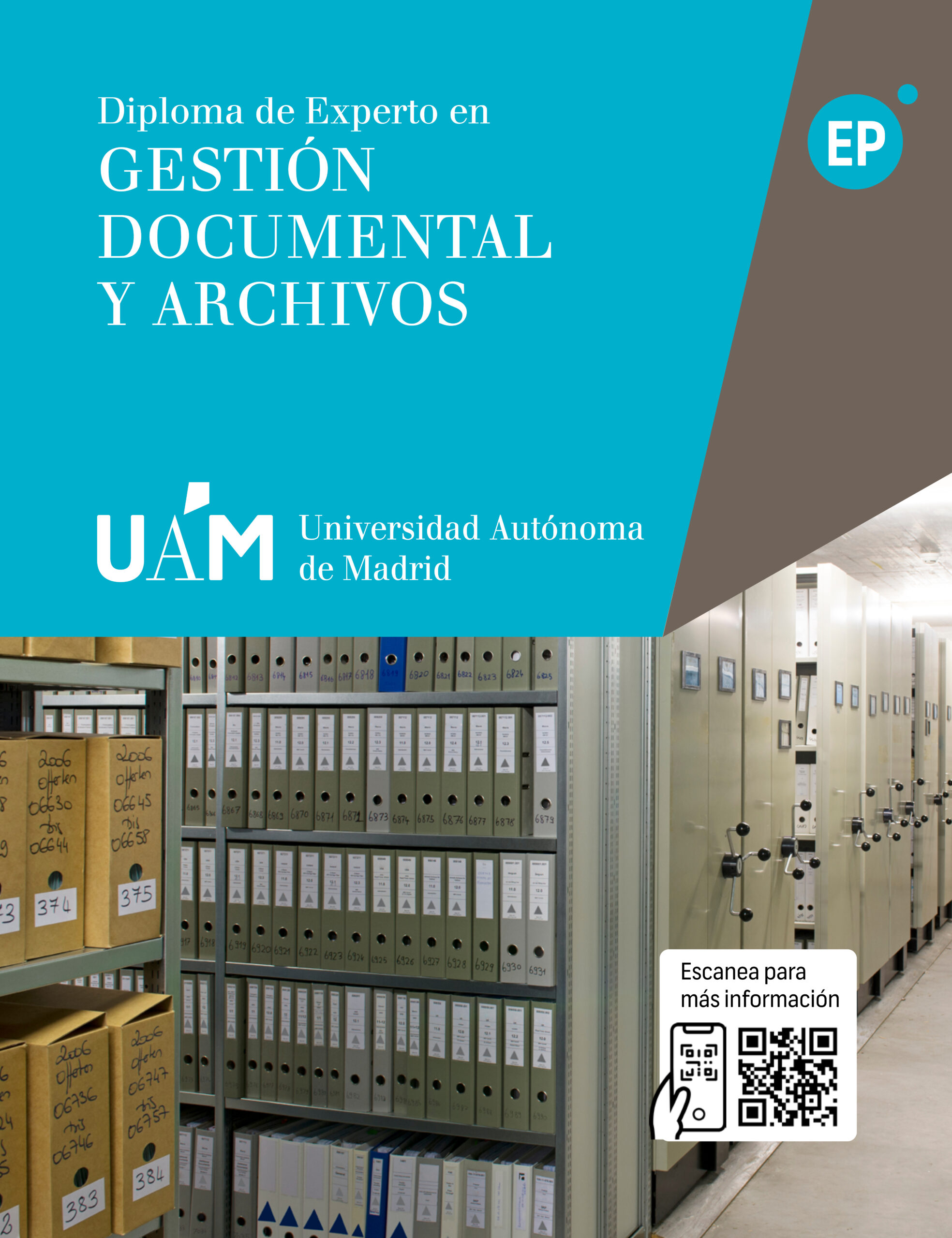 Diploma de Experto online en Gestión Documental y Archivos (UAM-AEFP)